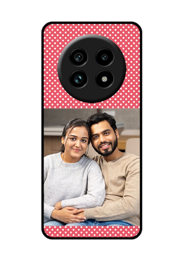 Realme 13 Pro Plus 5G Custom Glass Phone Case - White Dotted Design