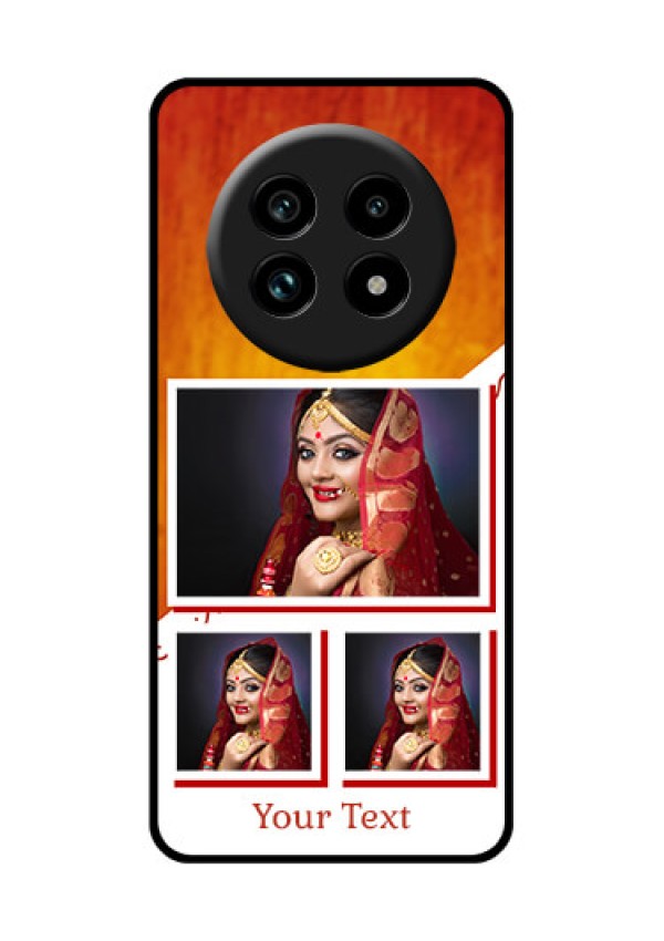 Realme 13 Pro Plus 5G Custom Glass Phone Case - Wedding Memories Design