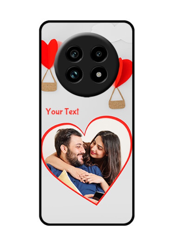 Realme 13 Pro Plus 5G Custom Glass Phone Case - Parachute Love Design