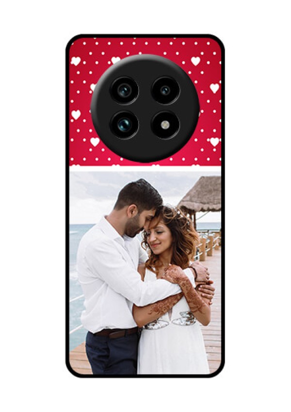 Realme 13 Pro Plus 5G Custom Glass Phone Case - Hearts Mobile Case Design