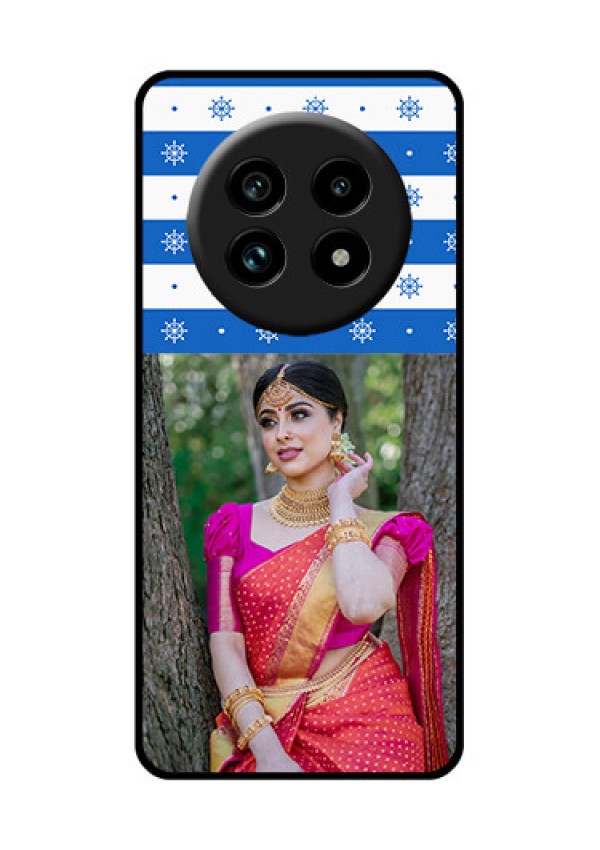 Realme 13 Pro Plus 5G Custom Glass Phone Case - Snow Pattern Design