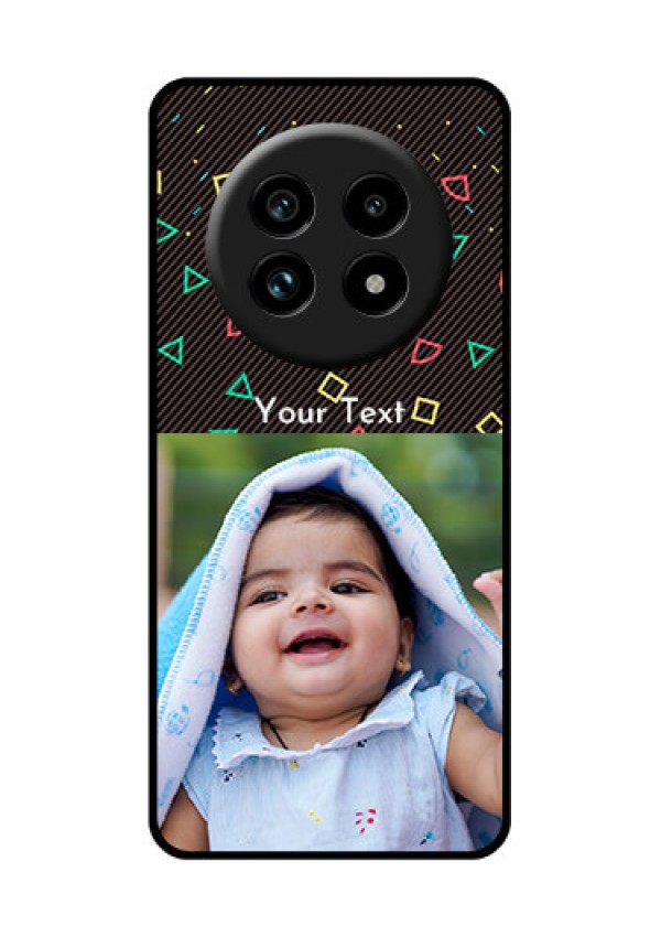 Realme 13 Pro Plus 5G Custom Glass Phone Case - With Confetti Birthday Design