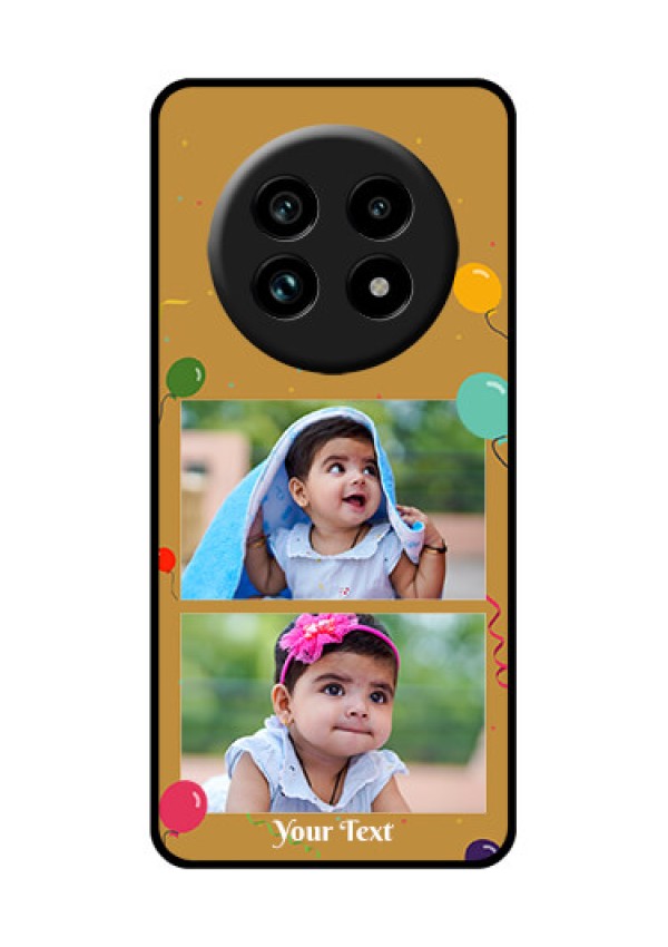 Realme 13 Pro Plus 5G Custom Glass Phone Case - Image Holder With Birthday Celebrations Design