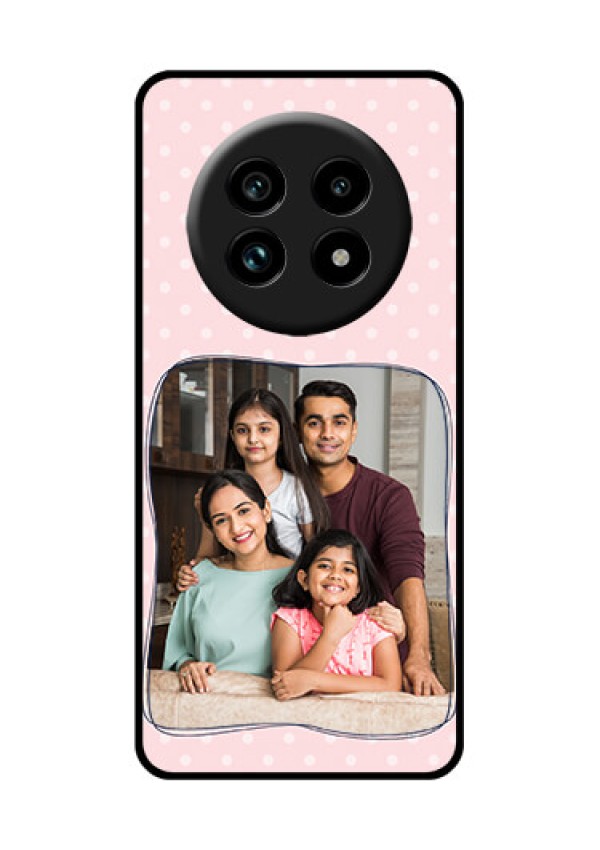 Realme 13 Pro Plus 5G Custom Glass Phone Case - Family With Dots Design
