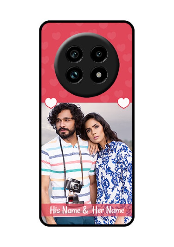 Realme 13 Pro Plus 5G Custom Glass Phone Case - Simple Love Design