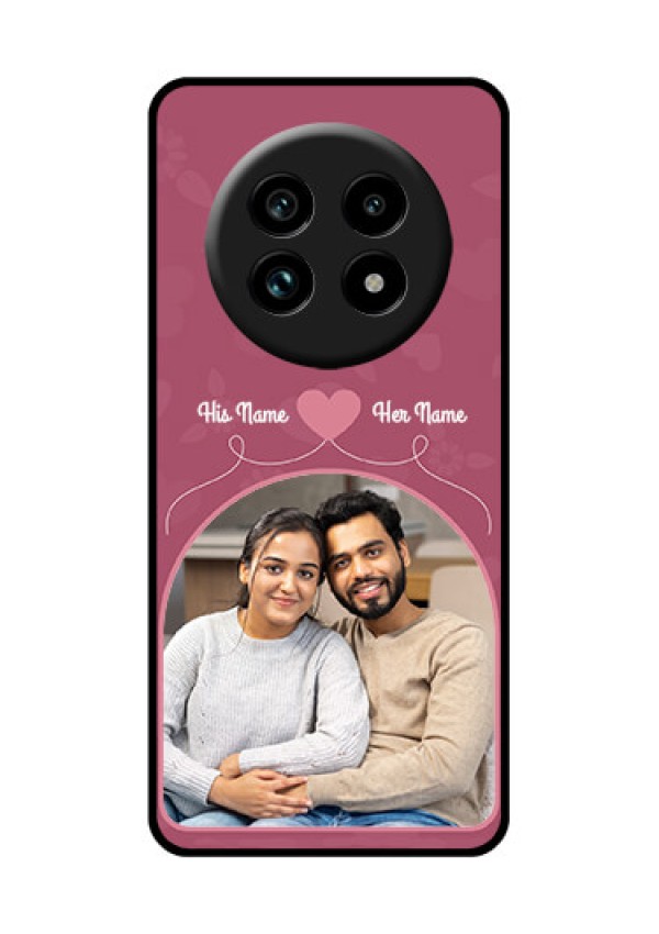 Realme 13 Pro Plus 5G Custom Glass Phone Case - Love Floral Design
