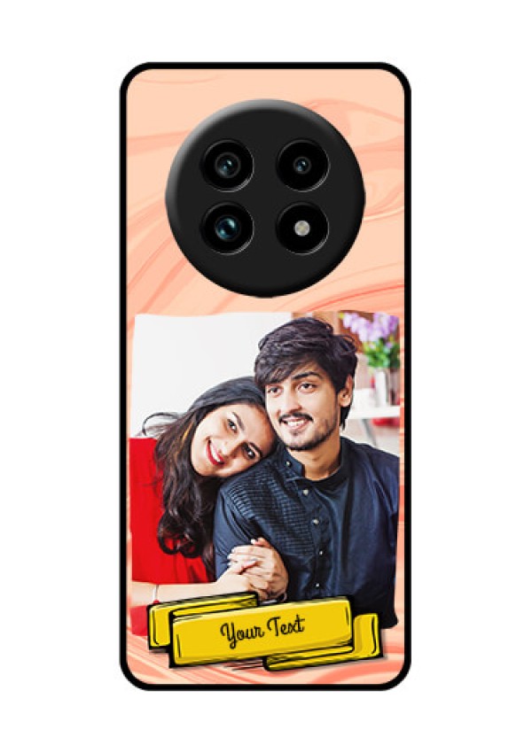 Realme 13 Pro Plus 5G Custom Glass Phone Case - Marble Texture Design