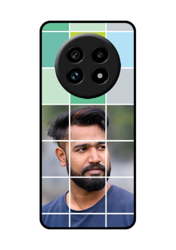 Realme 13 Pro Plus 5G Custom Glass Phone Case - With White Box Pattern