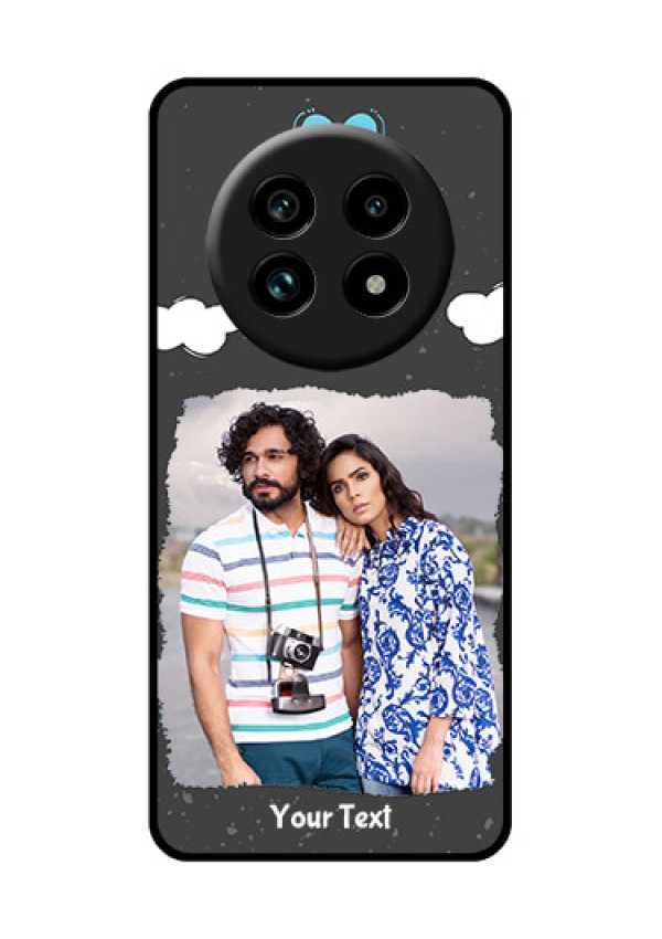 Realme 13 Pro Plus 5G Custom Glass Phone Case - Splashes With Love Doodles Design