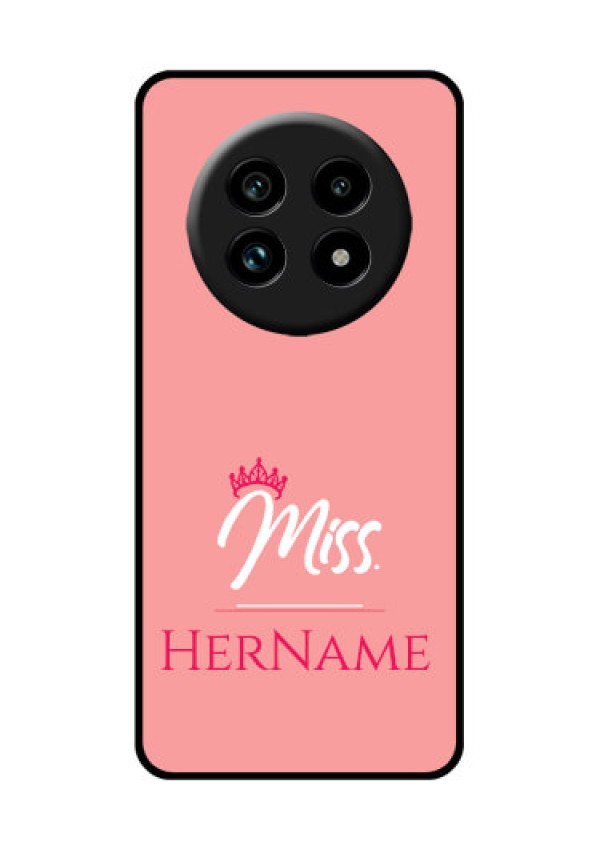Realme 13 Pro Plus 5G Custom Glass Phone Case - Mrs With Name Design