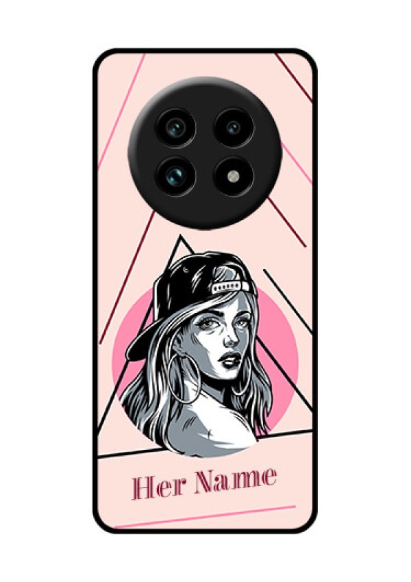 Realme 13 Pro Plus 5G Custom Glass Phone Case - Rockstar Girl Design