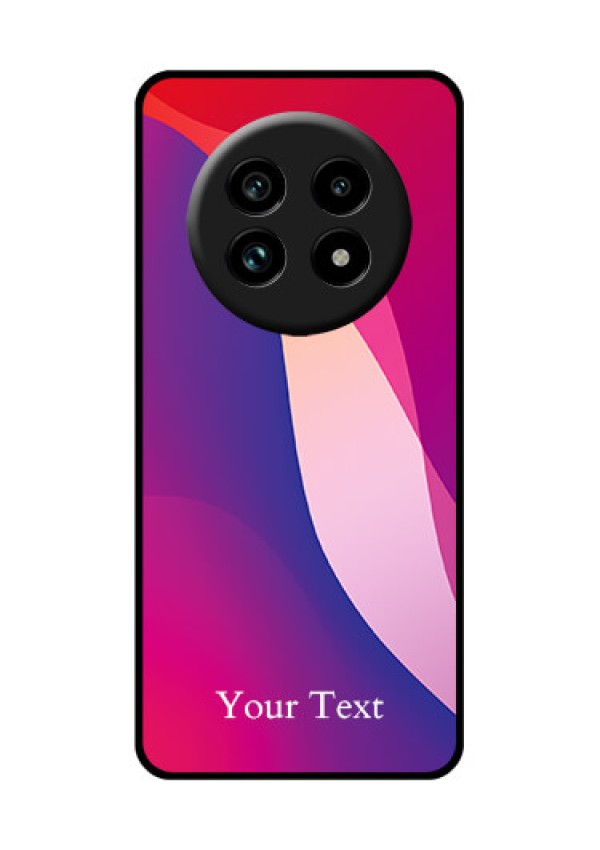 Realme 13 Pro Plus 5G Custom Glass Phone Case - Digital Abstract Overlap Design