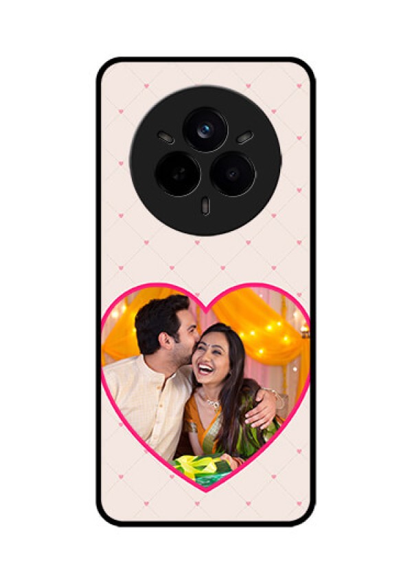 Realme 14 Pro 5G Custom Glass Phone CaseHeart Shape Design