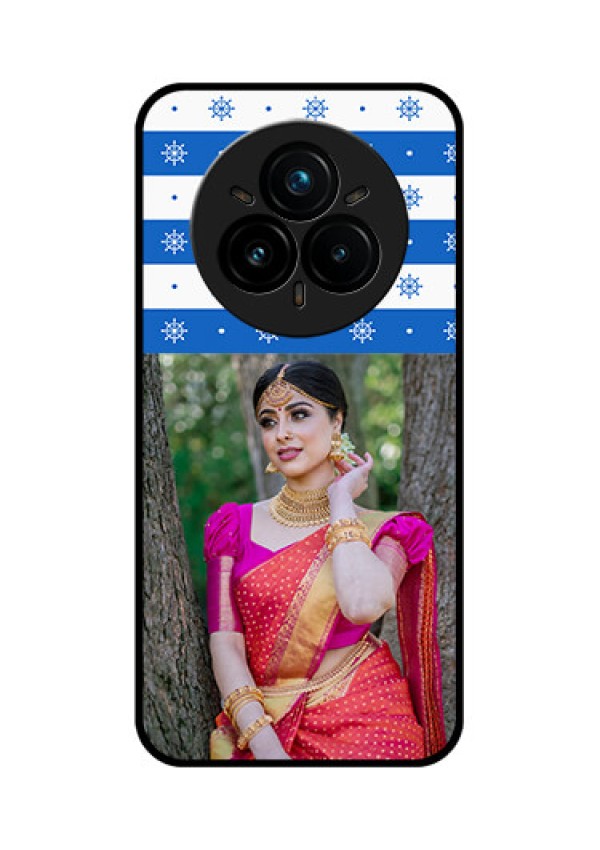 Realme 14 Pro Plus 5G Custom Glass Phone CaseSnow Pattern Design