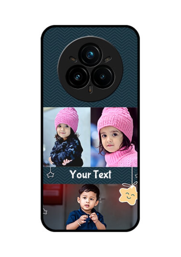 Realme 14 Pro Plus 5G Custom Glass Phone CaseHanging Stars Design