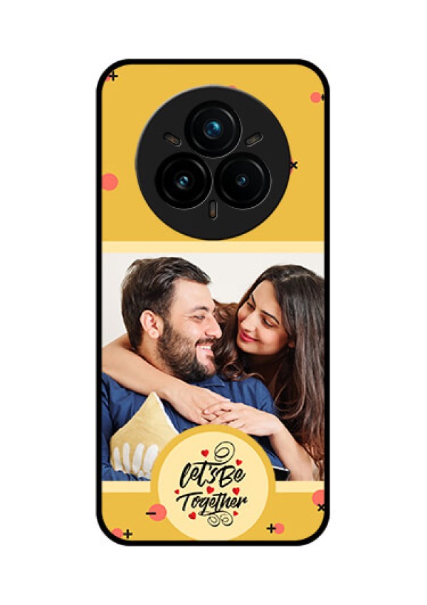 Realme 14 Pro Plus 5G Custom Glass Phone CaseLets Be Together Design