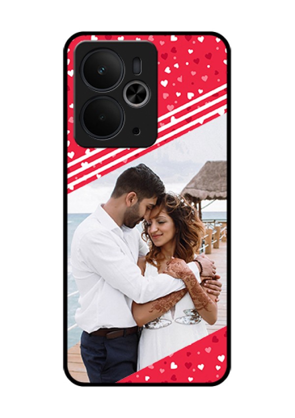 Realme 14T 5G Custom Glass Phone Case - Valentines Gift Design