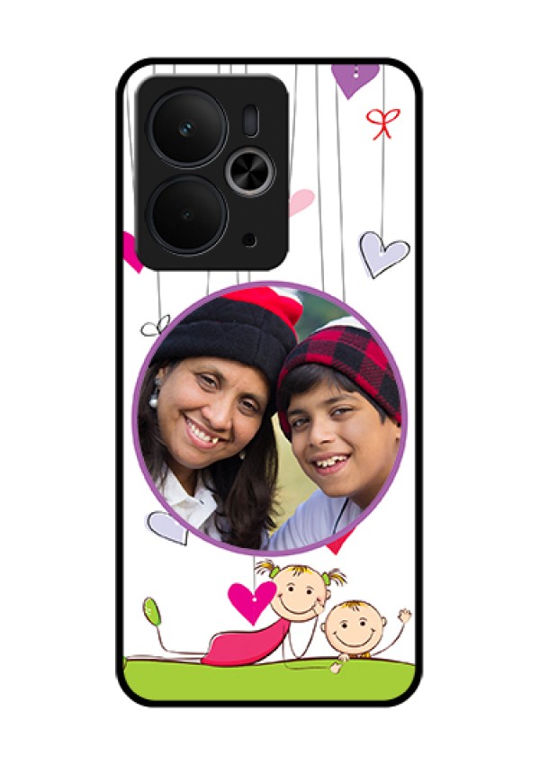 Realme 14T 5G Custom Glass Phone Case - Cute Kids Phone Case Design