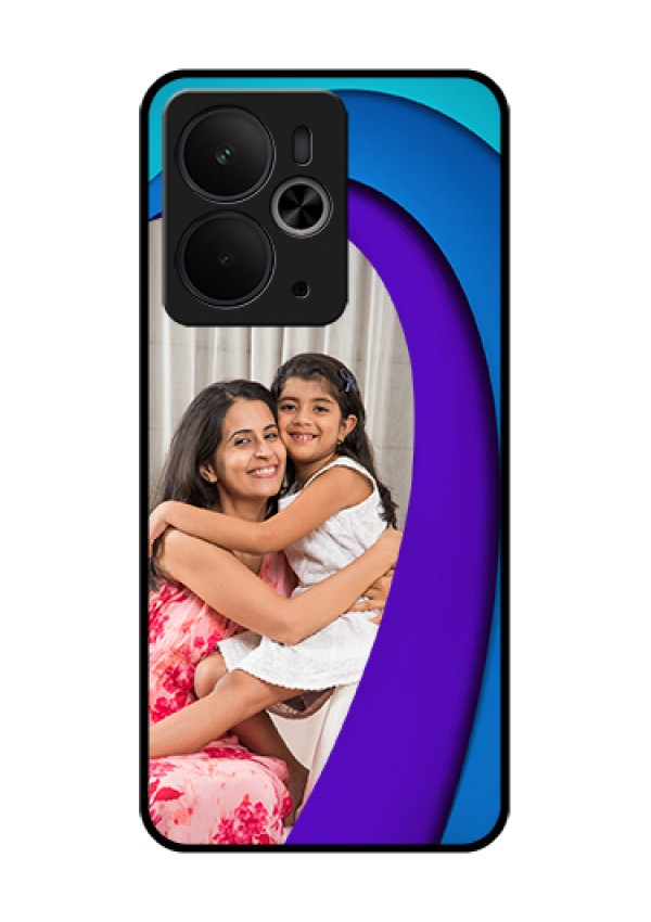 Realme 14T 5G Custom Glass Phone Case - Simple Pattern Design