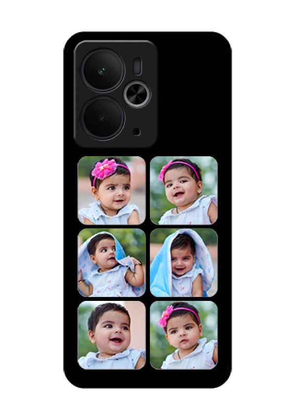 Realme 14T 5G Custom Glass Phone Case - Multiple Pictures Design