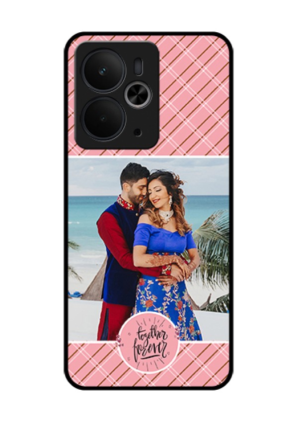 Realme 14T 5G Custom Glass Phone Case - Together Forever Design