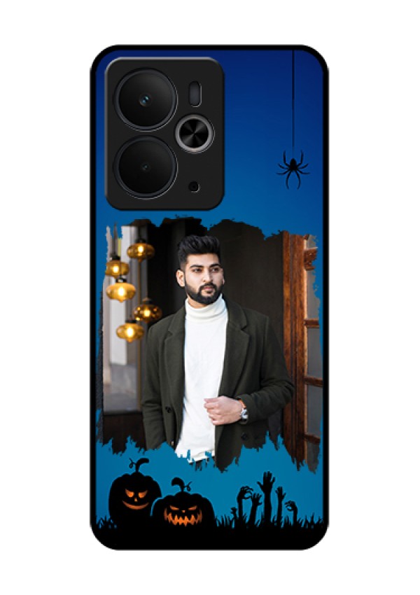 Realme 14T 5G Custom Glass Phone Case - With Pro Halloween Design