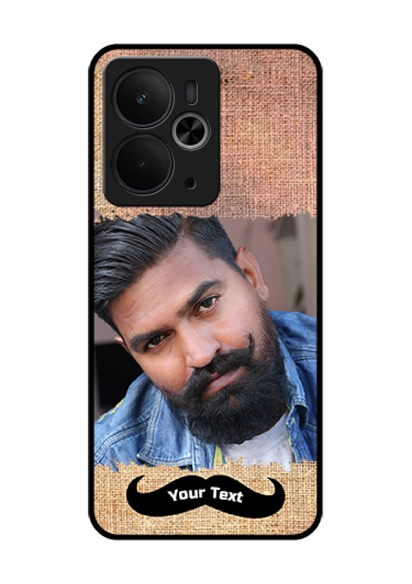 Realme 14T 5G Custom Glass Phone Case - With Texture Design