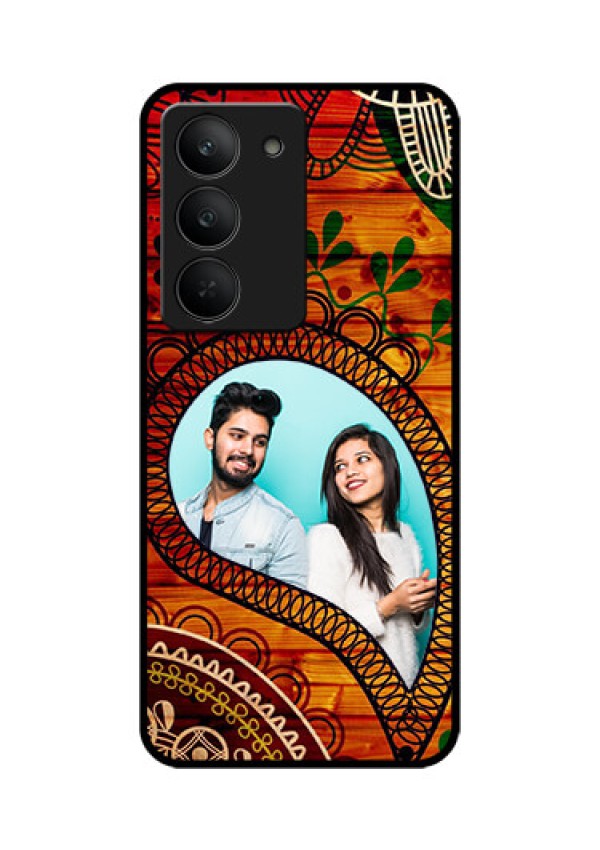 Realme 14x 5G Custom Glass Phone CaseAbstract Colorful Design