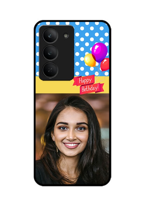 Realme 14x 5G Custom Glass Phone CaseHappy Birthday Design
