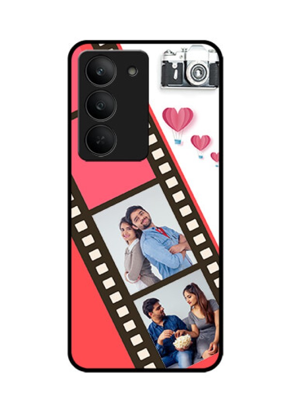 Realme 14x 5G Custom Glass Phone Case3 Image Holder With Film Reel