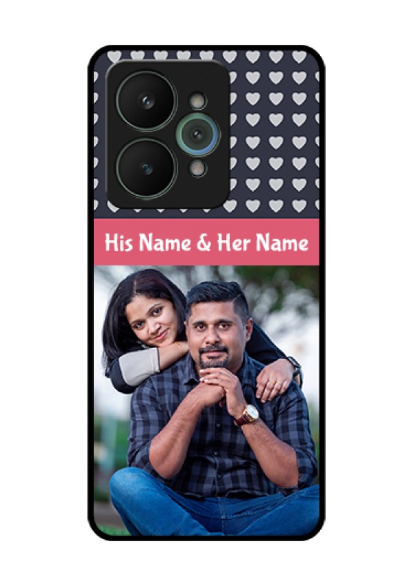 Realme 15 5G Custom Glass Phone Case - Love Symbols Design
