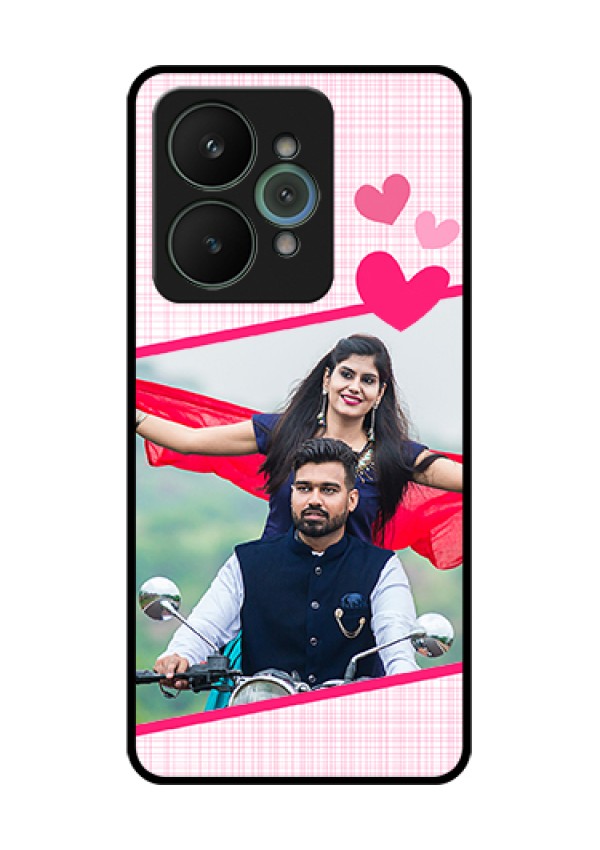 Realme 15 5G Custom Glass Phone Case - Love Shape Heart Design