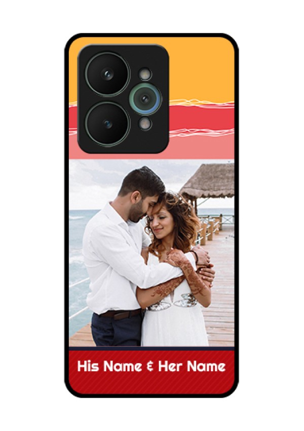 Realme 15 5G Custom Glass Phone Case - Colorful Case Design