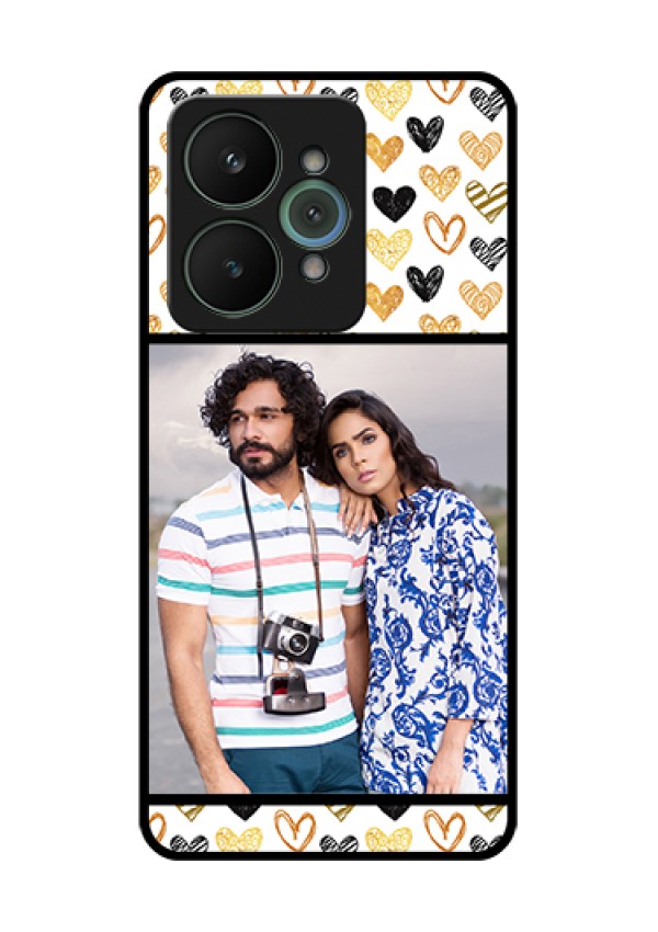 Realme 15 5G Custom Glass Phone Case - Love Symbol Design