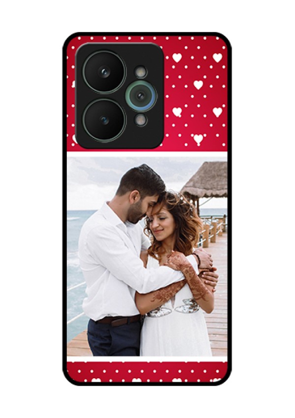 Realme 15 5G Custom Glass Phone Case - Hearts Mobile Case Design