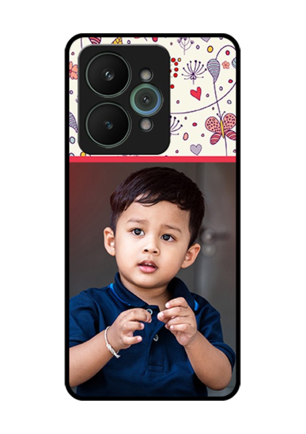 Realme 15 5G Custom Glass Phone Case - Premium Floral Design