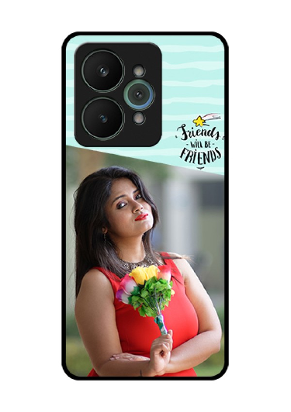 Realme 15 5G Custom Glass Phone Case - Friends Picture Icon Design