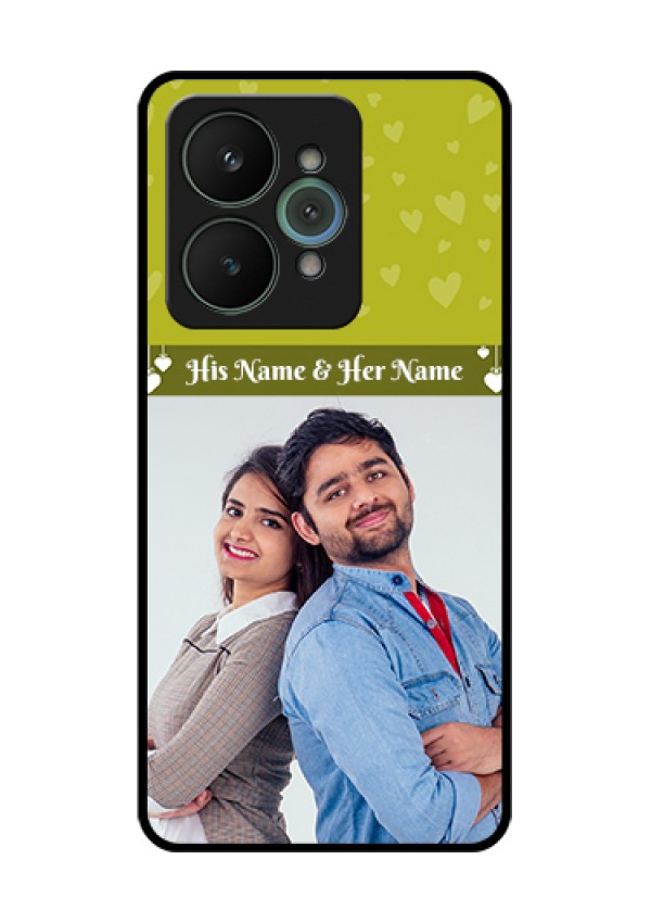 Realme 15 5G Custom Glass Phone Case - You & Me Heart Design