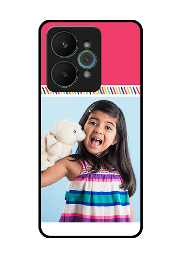 Realme 15 5G Custom Glass Phone Case - Line Art Design