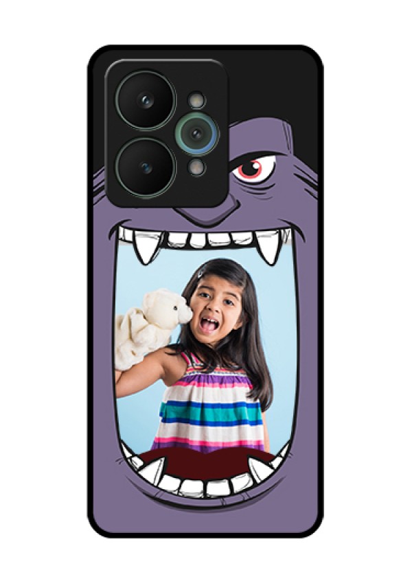 Realme 15 5G Custom Glass Phone Case - Angry Monster Design