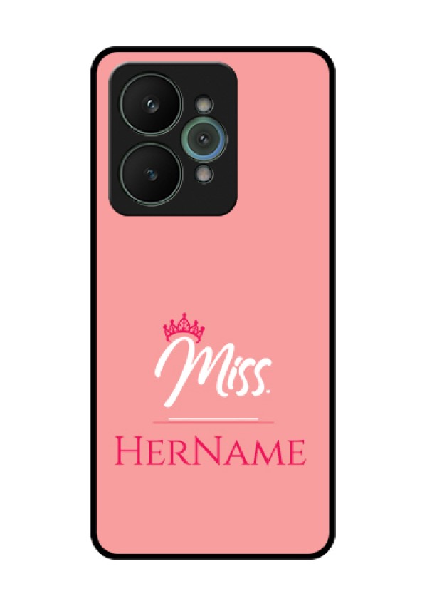 Realme 15 5G Custom Glass Phone Case - Mrs With Name Design