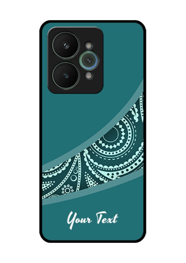 Realme 15 5G Custom Glass Phone Case - Semi Visible Floral Design