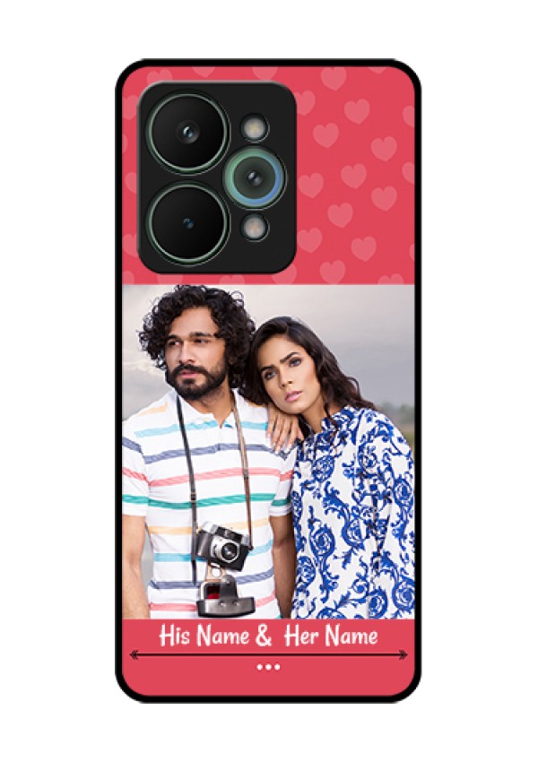 Realme 15 Pro 5G Custom Glass Phone Case - Simple Love Design