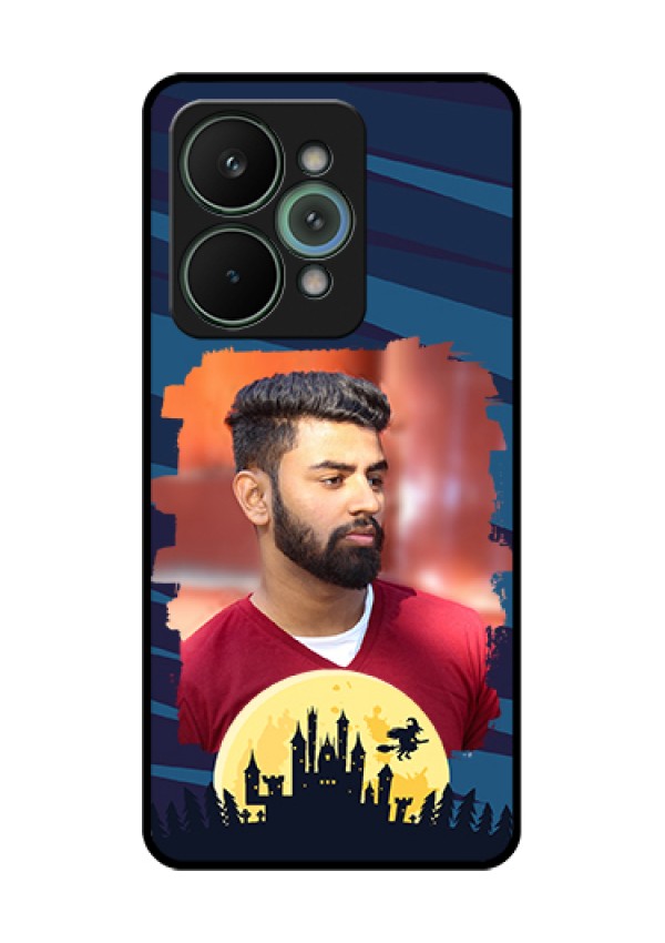 Realme 15 Pro 5G Custom Glass Phone Case - Halloween Witch Design