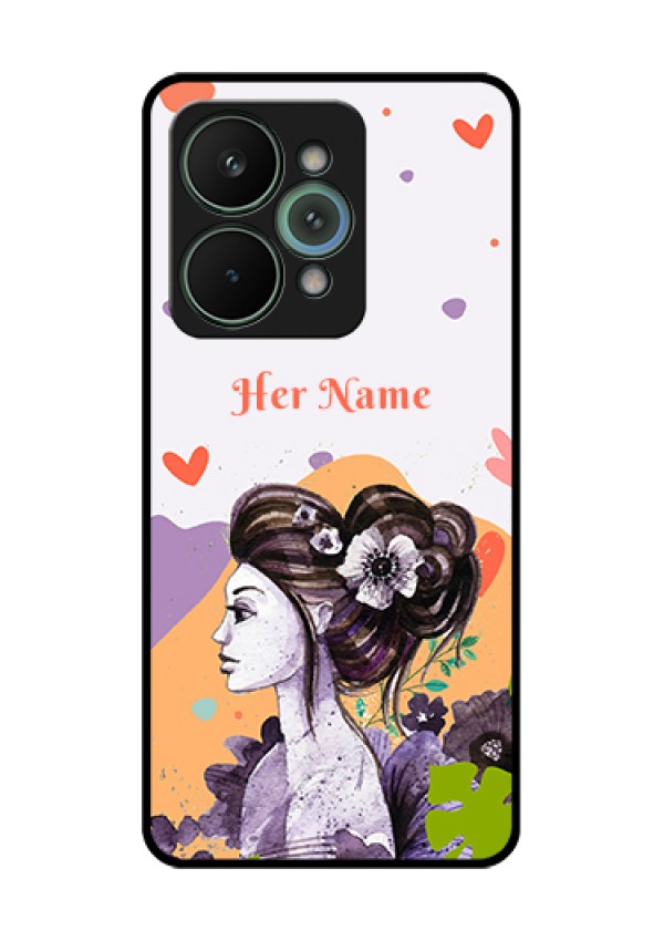 Realme 15 Pro 5G Custom Glass Phone Case - Woman And Nature Design