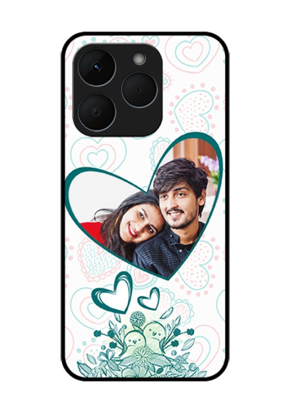 Realme 15T 5G Custom Glass Phone Case - Premium Couple Design