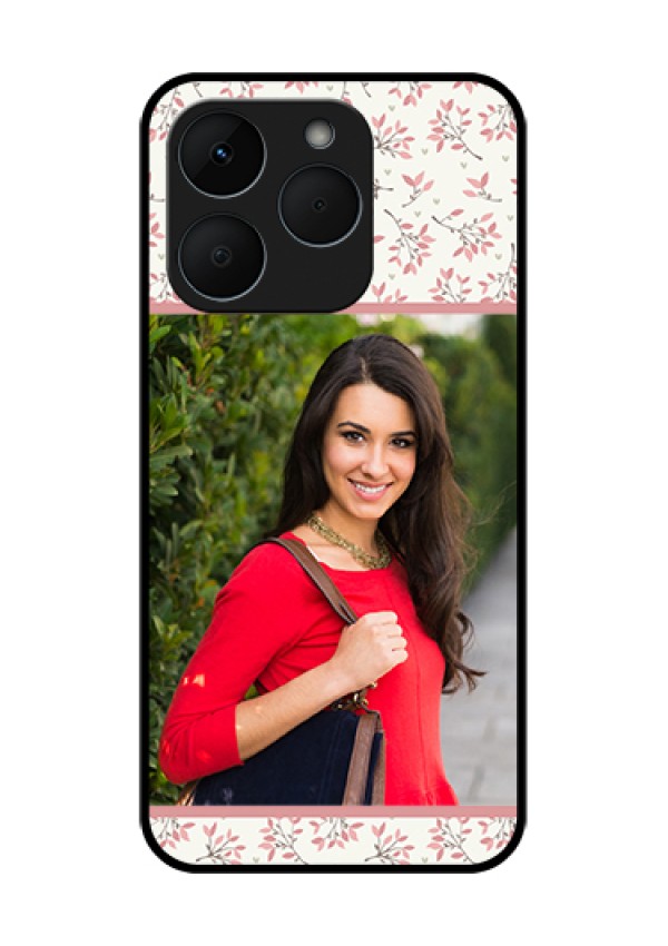 Realme 15T 5G Custom Glass Phone Case - Stunning Floral Design