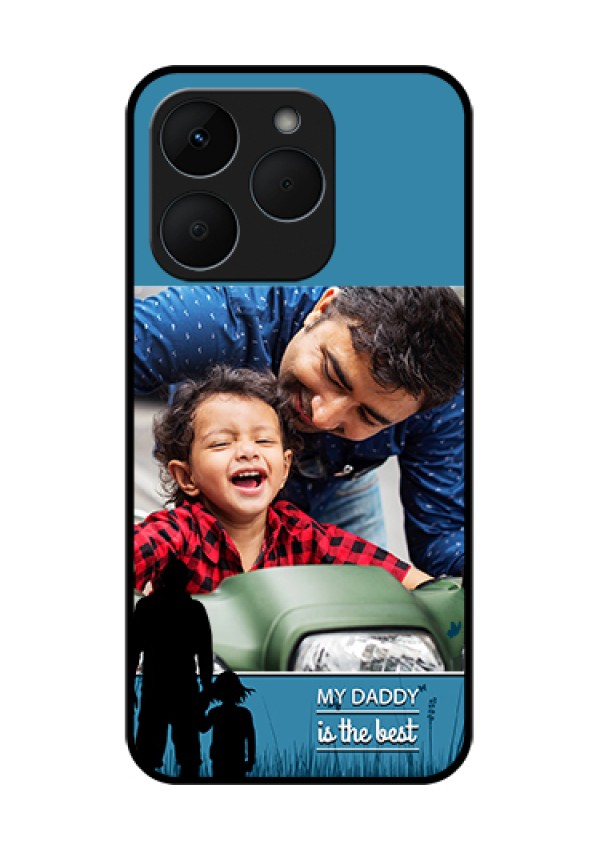 Realme 15T 5G Custom Glass Phone Case - Best Dad Design