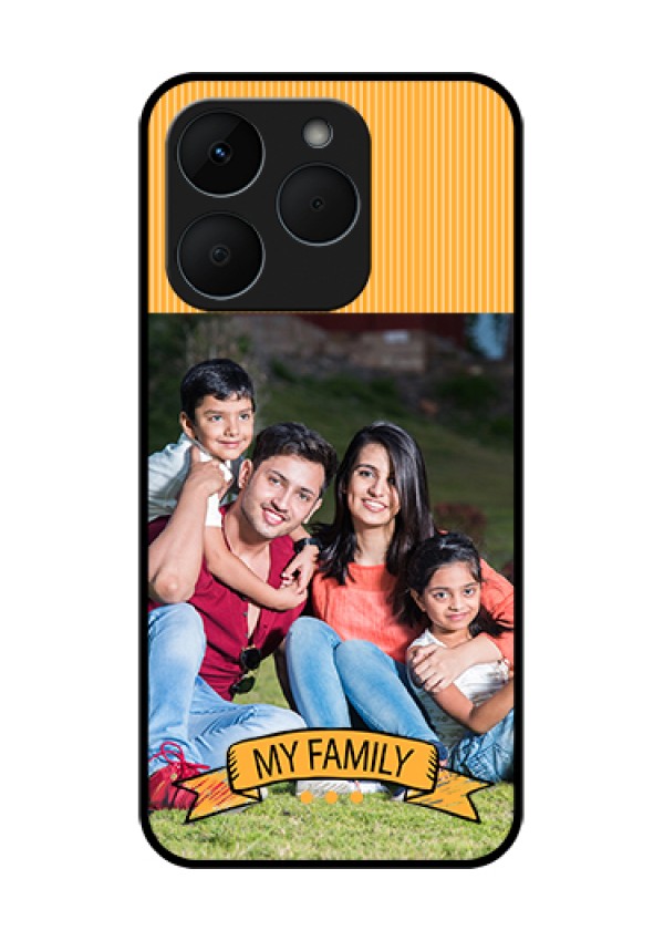 Realme 15T 5G Custom Glass Phone Case - My Family Design
