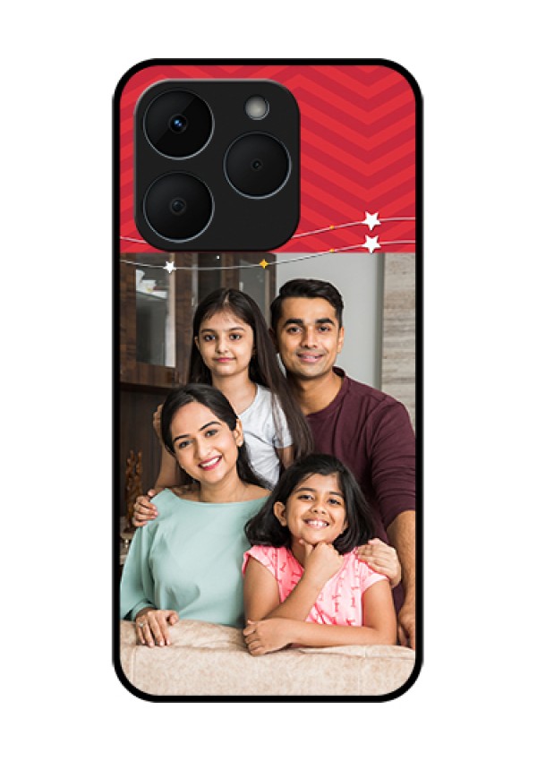 Realme 15T 5G Custom Glass Phone Case - Happy Family Design